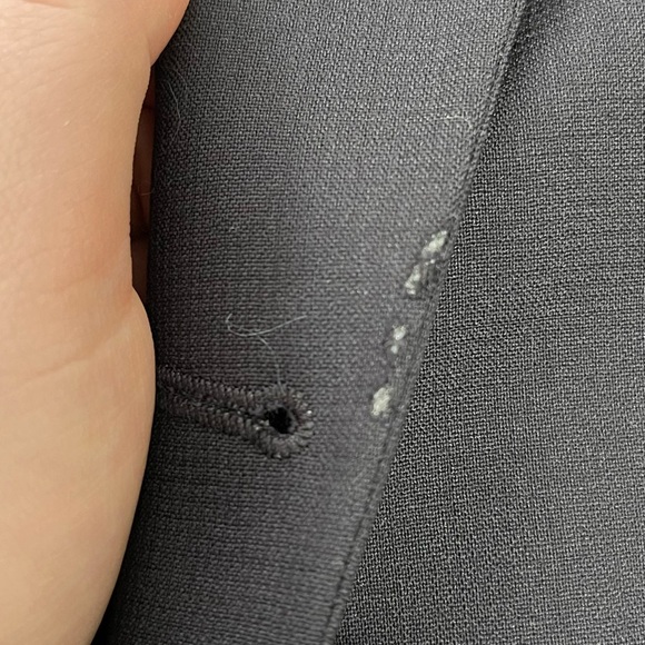 Vintage Oscar de La Renta men's Navy 100% wool 3 button career office blazer 44S - Picture 11 of 11